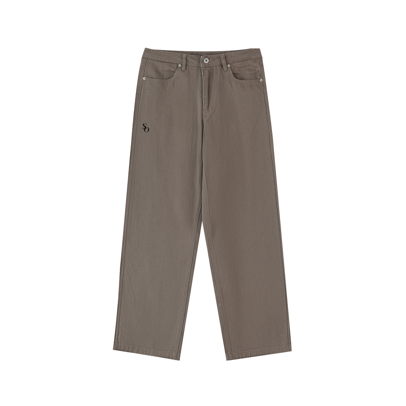 Heavyweight Cotton Straight-Leg trousers