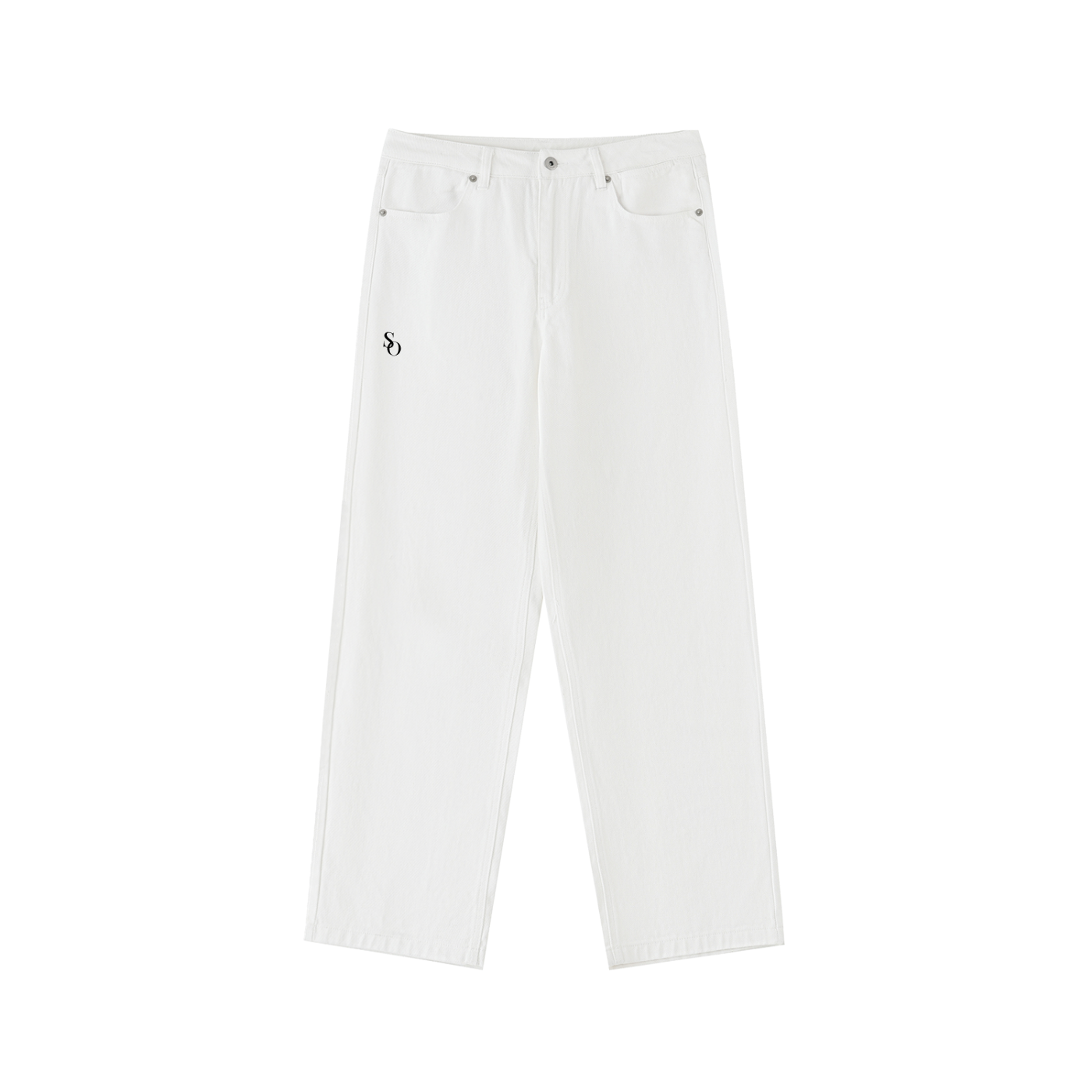 Heavyweight Cotton Straight-Leg trousers