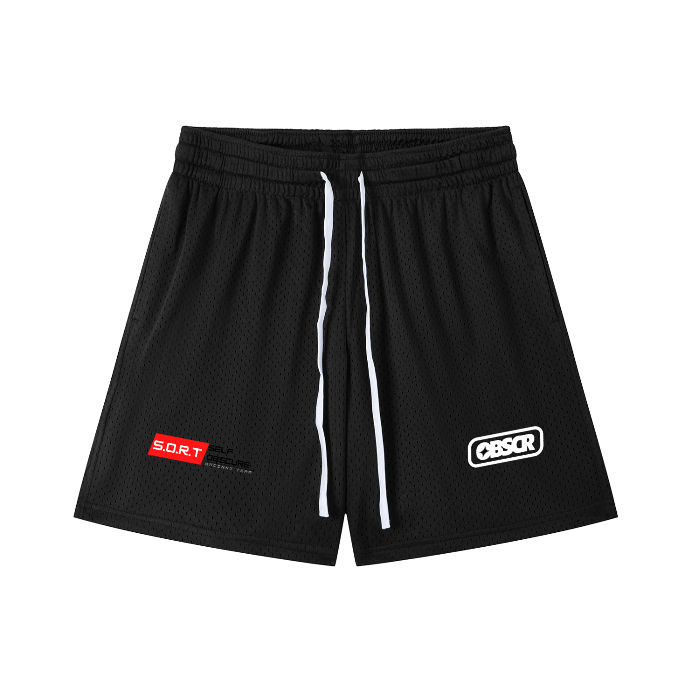 S.O.R.T. BLACK MESH SHORTS